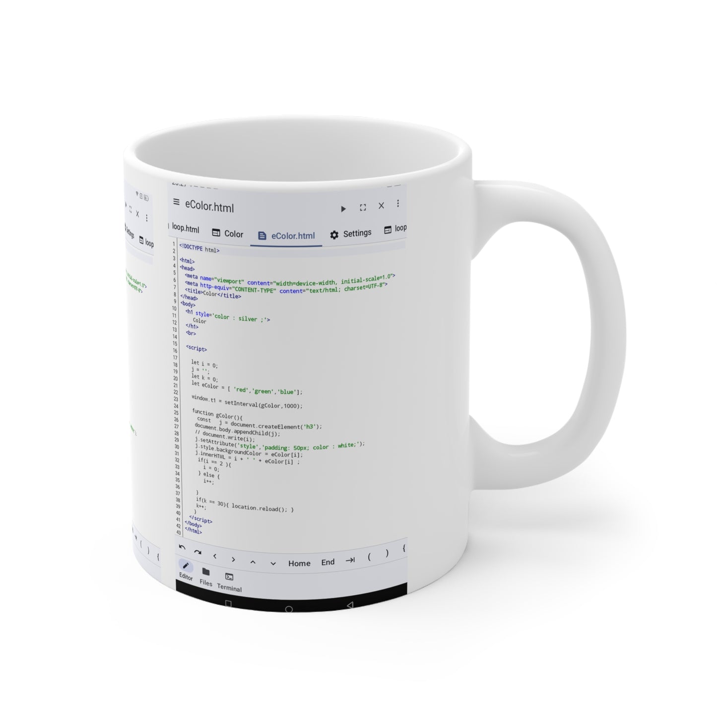Ceramic Coffee Cups, 11oz, 15oz