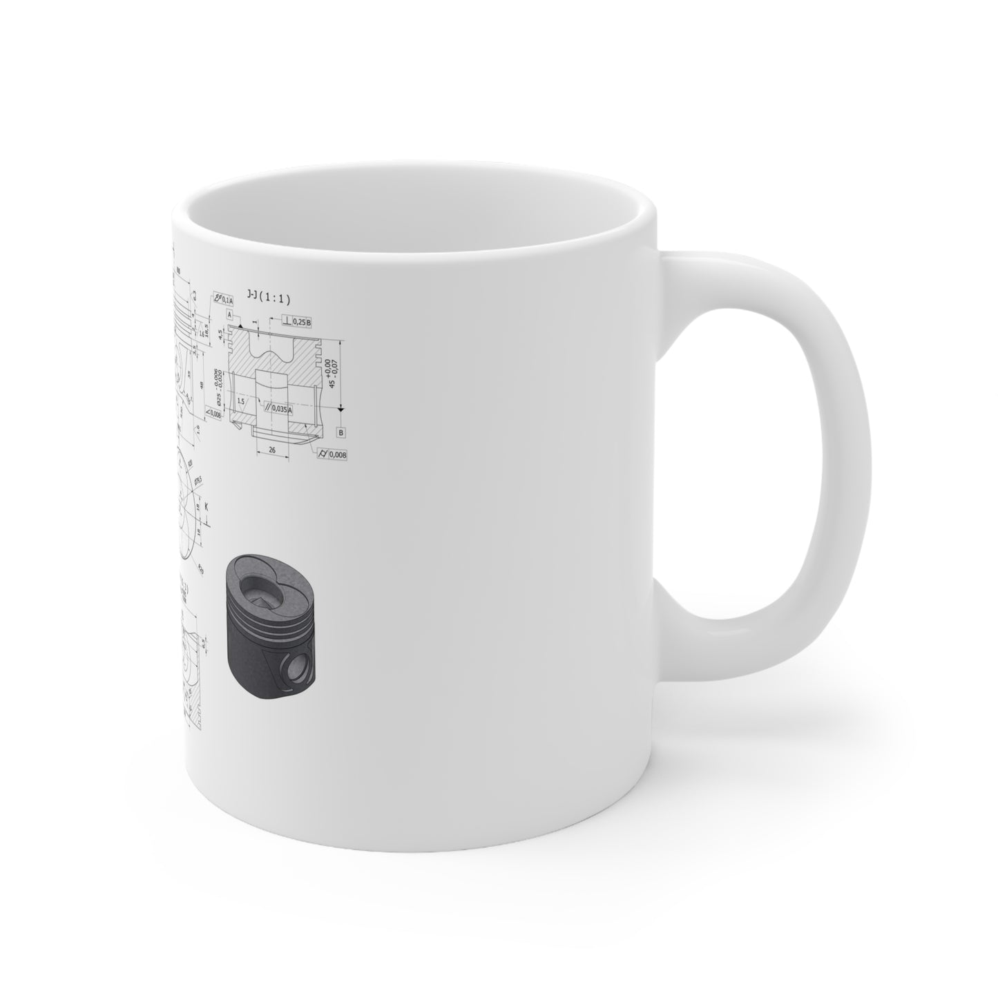 Ceramic Coffee Cups, 11oz, 15oz