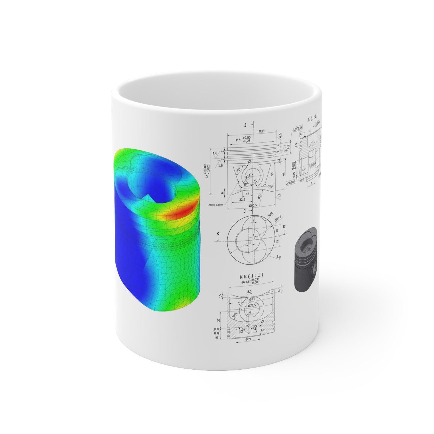 Ceramic Coffee Cups, 11oz, 15oz