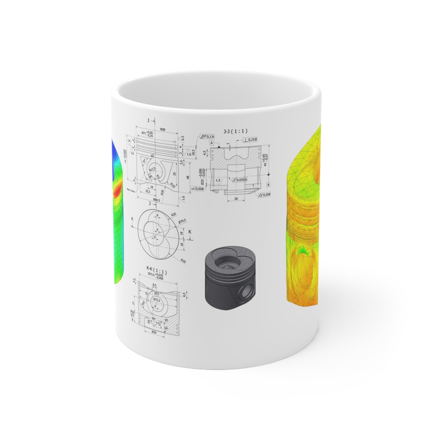 Ceramic Coffee Cups, 11oz, 15oz